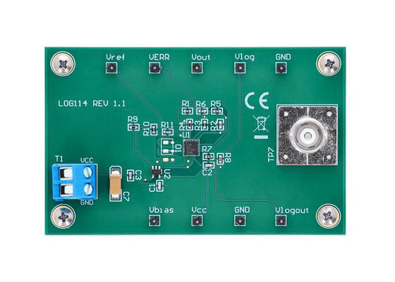 LOG114EVM الحلول المدمجة LOG114 وحدة تقييم تضخيم لوغاريتمي عالية السرعة