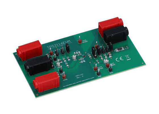 حلول TPS2116EVM المضمنة وحدة تقييم مضاعف الطاقة TPS2116