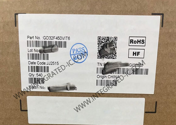 GD32F450VIT6 متحكم دقيق MCU 200MHz 32 بت ARM Cortex-M4 مع حزمة LQFP100