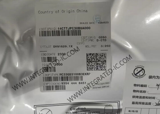 MC33GD3100B3EKR2 محرك البوابة ذو القناة الواحدة للسيارات مع رقاقة الدوائر المتكاملة ذات الخروج القصوى 15A