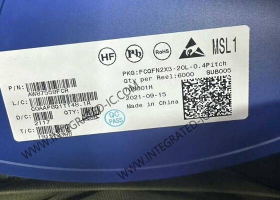 AW87559FCR رقاقة الدائرة المتكاملة 9 فولت تعزيز التكيف TLTR-AGC مكبر صوت Smart K FCQFN20