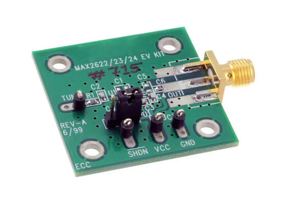 لوحة تقييم المذبذب المتحكم فيه بالجهد MAX2623EVKIT Embedded Solutions بتردد 885 ميجاهرتز إلى 950 ميجاهرتز