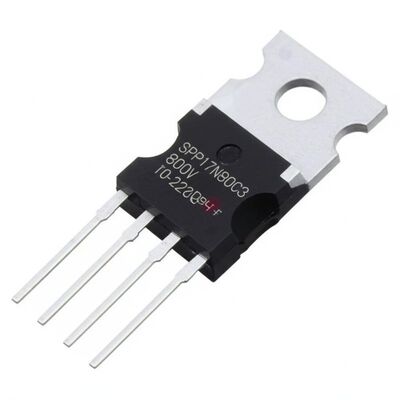 شريحة الدائرة المتكاملة SPP17N80C3، ترانزستور طاقة CoolMOS™ بجهد 800 فولت، ترانزستور MOSFET ذو قناة N، 17 أمبير، TO-220-3