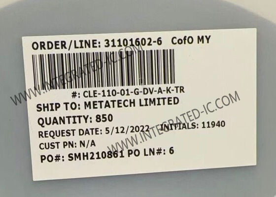 CLE-110-01-G-DV-A-K-TR 20 الموقف 0.80mm Pitch Tiger Beam Socket Strip المجلس إلى المجلس