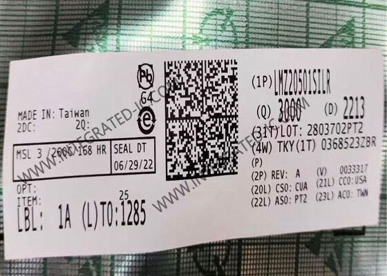 LMZ20501SILR جهاز تنظيم وحدات الحركة النانوية للدوائر المتكاملة مع 1A التيار الخارجي 2.7V إلى 5.5V الجهد المدخل وتصميم الكثافة العالية