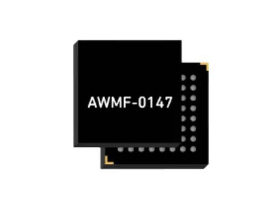 AWMF-0147 وحدة الاتصالات اللاسلكية 13.75GHz إلى 14.5GHz Ku-Band Quad 4x2 Tx Beamformer IC مع تشغيل 1.2V