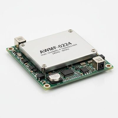 AWMF-0224 وحدة الاتصالات اللاسلكية 24GHz إلى 30GHz قناة مزدوجة إذا كان جهاز الاستقبال مع PLL/VCO LO Synthesizer متكامل