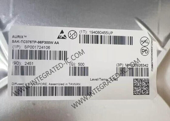 SAK-TC375TP-96F300W AA 32-Bit Tri-Core FLASH Microcontroller MCU مع سرعة 300MHz 6MB FLASH و 1.1MB SRAM