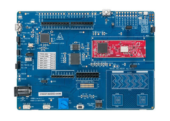 CY8CKIT-064S0S2-4343W الحلول المدمجة 2.4GHz PSOCTM 6 BT 5.0 مجلس تقييم جهاز الاستقبال الراديوي