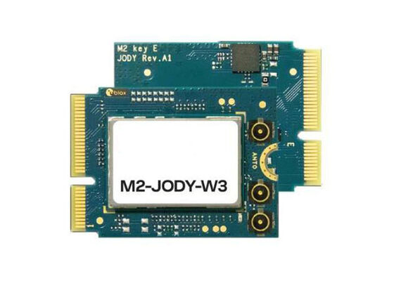 M2-JODY-W377-01C وحدة الاتصال اللاسلكي M.2 نوع 2230 بطاقة مفتاح E مع Wi-Fi6 و BT 5.3 UART