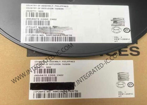 HMC589AST89E رقاقة الدوائر المتكاملة InGaP HBT مكبر MMIC مع 21 ديسيبل مكاسب ومدى التردد DC إلى 4 GHz