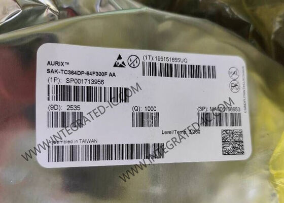 وحدة تحكم دقيقة SAK-TC364DP-64F300F AA مع 672 كيلوبايت من ذاكرة الوصول العشوائي (RAM) و 100 ميجابت إيثرنت وحزمة TQFP-144