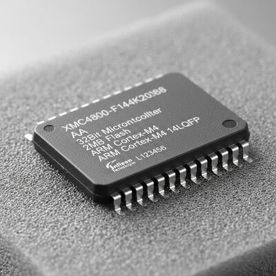 شريحة XMC4800-F144K2048 AA 32Bit Microcontroller مع ذاكرة فلاش 2MB و ARM Cortex-M4 Core في حزمة 144LQFP