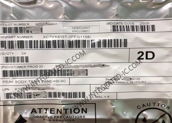 XC7VX415T-2FFG1158I 640MHz المجال قابل للبرمجة بوابة التسلسل FPGA قابل للبرمجة منطق IC