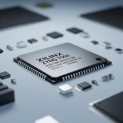 XC7Z100-2FFG1156I FPGA Zynq-7000 نظام على رقاقة مع ARM Cortex-A9 ذو النواة المزدوجة ، 444000 LE و 766 MHz السرعة