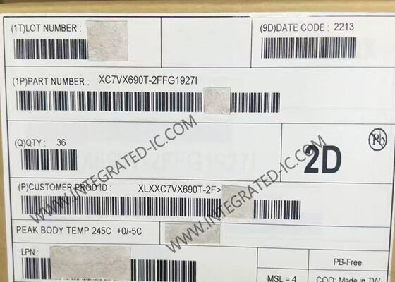 XC7VX690T-2FFG1927I Virtex-7 FPGA 640MHz المجال قابل للبرمجة بوابة المصفوفة FCBGA-1927