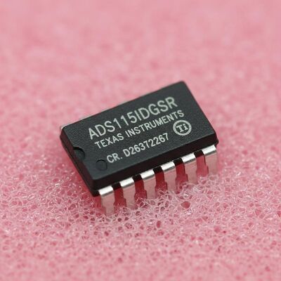 ADS1115IDGSR محول رقمي تناظري 16 بت دلتا سيجما بمعدل أخذ عينات 860SPS وواجهة I2C