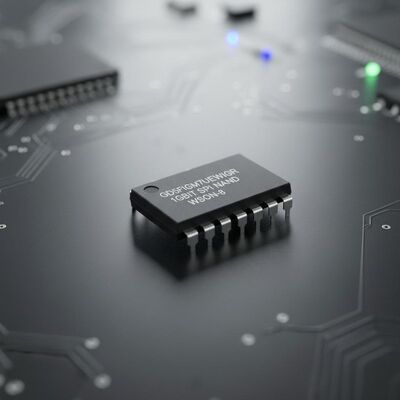 GD5F1GM7UEWIGR 1 جيجابت SPI NAND ذاكرة فلاش IC شريحة مع واجهة SPI في حزمة WSON-8