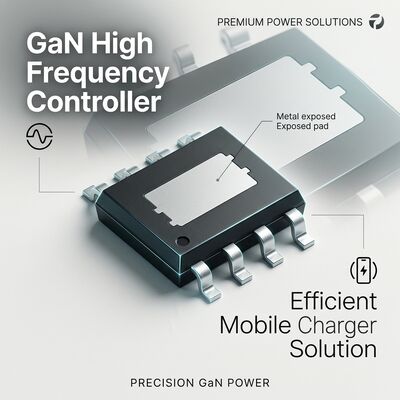 وحدة تحكم NV9574S2P1 GaN IC بتردد 225 كيلو هرتز ومقاومة 520 ميلي أوم GaNSense™ HFQR للشواحن المحمولة