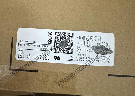 متحكم دقيق TMS320F28035PNT C2000™ 32 بت بسرعة 60 ميجاهرتز وذاكرة فلاش 128 كيلوبايت و 45 مدخل/مخرج متحكم دقيق في الوقت الفعلي