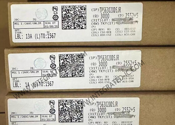 TPS63020DSJR عالية الكفاءة 4A التيار الخارجي 2.4MHz التردد التبديلي بوك-بوست محول رقاقة الدائرة المتكاملة