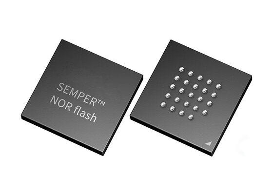 S28HL02GTFGBHI050 ذاكرة IC رقاقة 2.7V إلى 3.6V 2Gb 266 MByte/s SEMPER TM أو ذاكرة فلاش
