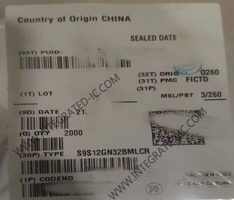 S9S12GN32BMLCR وحدة التحكم الدقيقة MCU 25MHz 16-Bit HCS12 وحدة التحكم الدقيقة IC LQFP-32