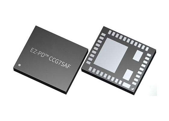 شريحة دائرة متكاملة CYPD7198-39BFXS، وحدة تحكم USB من النوع C أحادية المنفذ مدمجة للغاية للسيارات