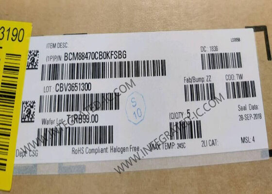 BCM88470CB0KFSBG Ethernet IC عالية الأداء 300Gbps StrataDNX Qumran-AX Ethernet Switch