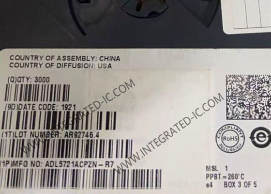 ADL5721ACPZN-R7 وحدة الاتصالات اللاسلكية مكبر RF النطاق الضيق LFCSP8