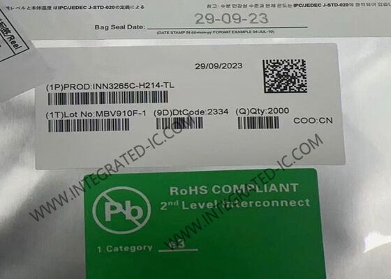 INN3265C-H214-TL رقاقة الدوائر المتكاملة InnoSwitch3-CP Off-Line CV/CC QR Flyback Switcher IC