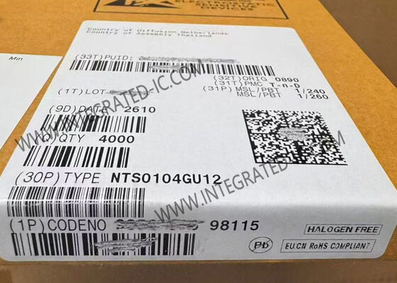NTS0104GU12 4-Bit Dual-Supply Translating Transceiver 50Mbps Bidirectional Voltage Level Translator IC Chip