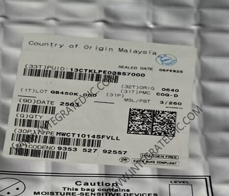MWCT1014SFVLL رقاقة الدائرة المتكاملة 15Watt AUTOSAR ناقل نقل الشحن اللاسلكي IC في حزمة LQFP-100