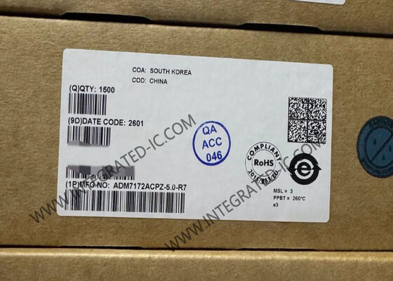 ADM7172ACPZ-5.0 منظم خطي منخفض التسرب 2A مع PSRR عالي ومنظم جهد LDO ثابت 5 فولت
