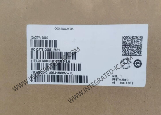 AD8418BRMZ مضخم تحسس التيار ثنائي الاتجاه بدون انجراف مع الجهد العالي ونطاق درجة الحرارة الواسع MSOP-8