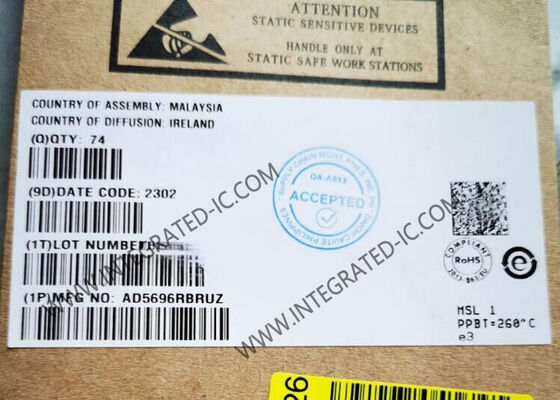 AD5696RBRUZ 16-Bit Quad Channel Digital to Analog Converter nanoDAC+ مع استهلاك طاقة منخفض