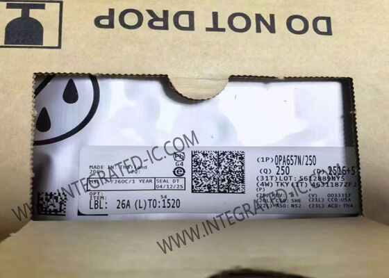 OPA657N/250 1.6GHz FET-Input Operational Amplifier مع ضوضاء منخفضة مع معدل السلو 700V/μs