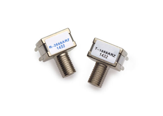 AFBR-1555ARZ جهاز إرسال ألياف ضوئية بطول موجة 650nm مع معدل بيانات 16 MBd وغرفة معدنية معززة لتطبيقات SERCOS