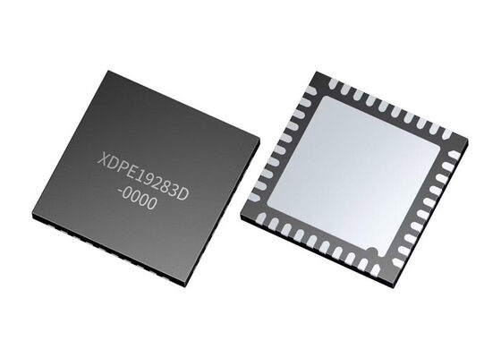 XDPE19283D-0000 رقاقة الدائرة المتكاملة محولات DC-DC PG-VQFN-40 رقمي حلقة مزدوجة 8-المرحلة