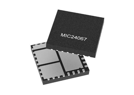 MIC24067T-E/QNA رقاقة الدوائر المتكاملة 36V 6A نظام تحويل مكعب متزامن عالي الأداء