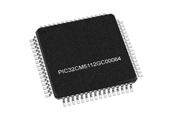 PIC32CM5112GC00064-E/V2X متحكم MCU PIC32CM GC متحكم IC TQFP-64 32 بت ARM Cortex-M23 MCU