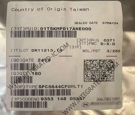 SPC5644CF0MLT1 وحدة التحكم الدقيقة ذات النواة المزدوجة 32 بت مع ذاكرة البرنامج 1.5MB و 177 I / O LQFP-208 MPC564xB-C MCU