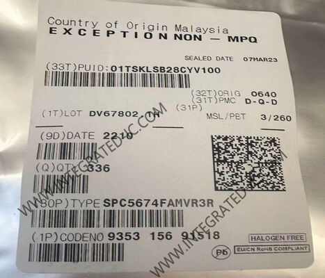 SPC5674FAMVR3R 32 بت 264MHz Qorivva microcontroller MCU لإدارة محركات السيارات