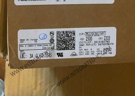 TMS320F28027FPTT وحدة التحكم الدقيقة MCU C2000 TM 32-Bit 60MHz مع فلاش 64 KB للتحكم الصناعي