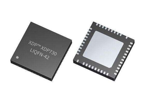 XDP730-001 شريحة دائرة متكاملة مكدسة 30 أمبير 1.5 ميجا أوم فيوز إلكتروني مع واجهة PMBus