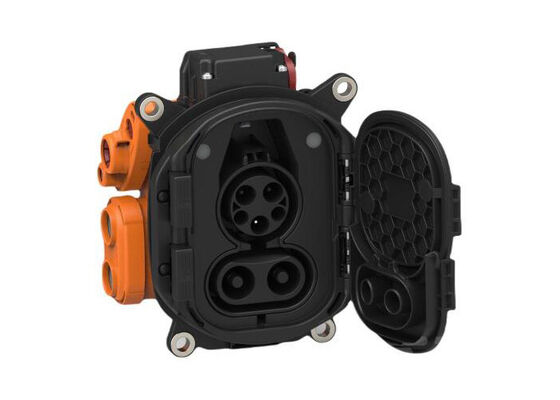 2388501-5 موصلات أغلفة السيارات 250 فولت 7 موضع شحن سريع DC CCS1 و CCS2 مجموعات مدخل