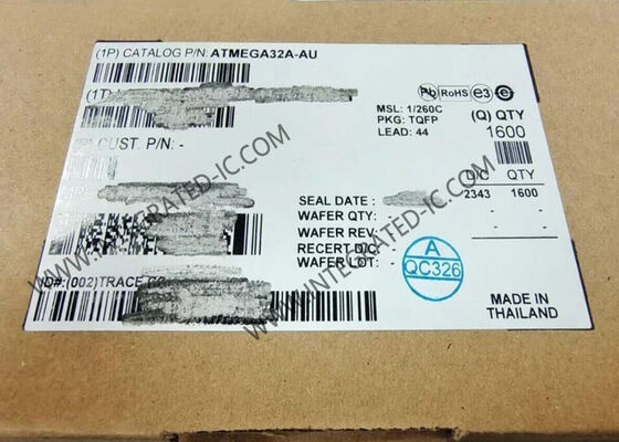 ATMEGA32A-AU متحكم صغير 16 ميجا هرتز عالي الأداء 8 بت AVR ATmega مع ذاكرة فلاش 32 كيلو بايت و32 خط إدخال/إخراج