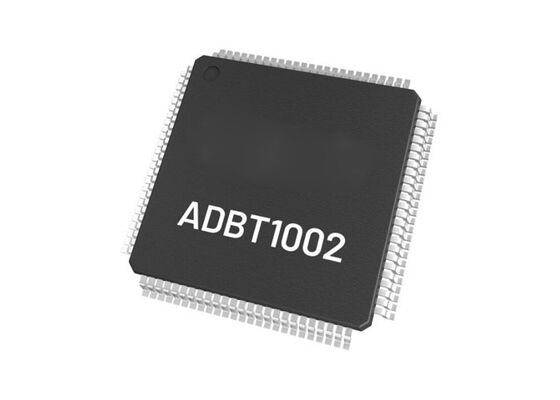 شريحة دائرة متكاملة ADBT1002BSWZ، واجهة أمامية تناظرية رباعية القنوات 14 بت LQFP-100