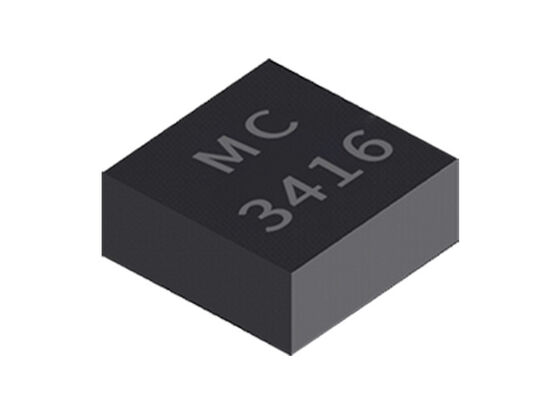 MC3416-P 3-Axis Accelerometer Sensor IC مع ± 16g المدى 128-1024Hz عرض النطاق الترددي في حزمة LGA-12