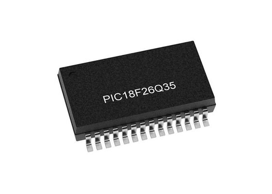 PIC18F26Q35-I/SS متحكم دقيق MCU عالي الدقة 8 بت 64 ميجاهرتز MCU متعدد الاستخدامات مع منطق قابل للتكوين